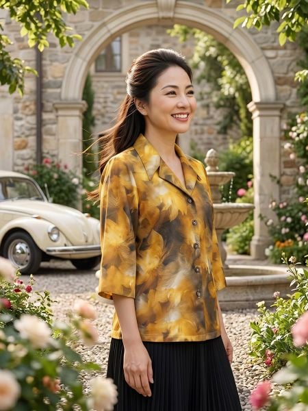  HẠNH-Áo Kiểu TL Chất Liệu Lụa Cavan 26408/6.218 