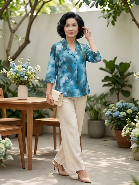  HẠNH-Áo Kiểu TL Chất Liệu Lụa Cavan 26408/6.219 