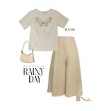  Hạnh - Áo kiểu trung niên cổ tròn tay ngắn chất liệu linen thêu họa tiết 3413/5.289 