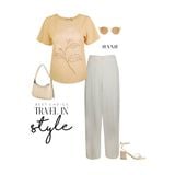  Hạnh Quần dài ống rộng, có gân, thun phía sau 0804/4.169 