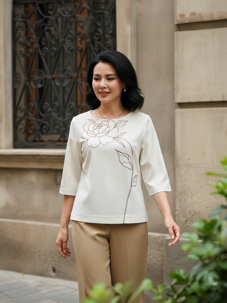  HẠNH - Áo kiểu chất liệu linen 3413/5.526 