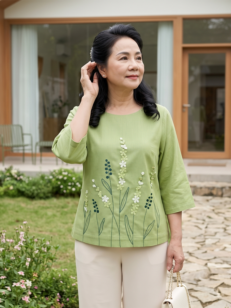  HẠNH-Áo Kiểu TL Chất Liệu Linen 3413/5.571 
