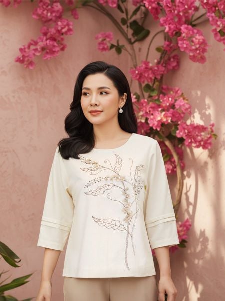  HẠNH - Áo kiểu chất liệu linen 3413/6.13 