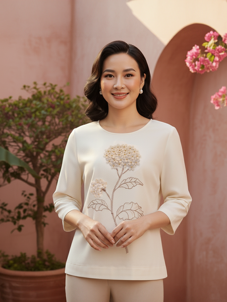  HẠNH - Áo kiểu chất liệu linen 3413/6.22 