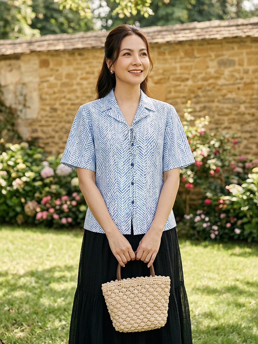  HẠNH-Áo Kiểu NT Chất Liệu Linen 3416/6.135 