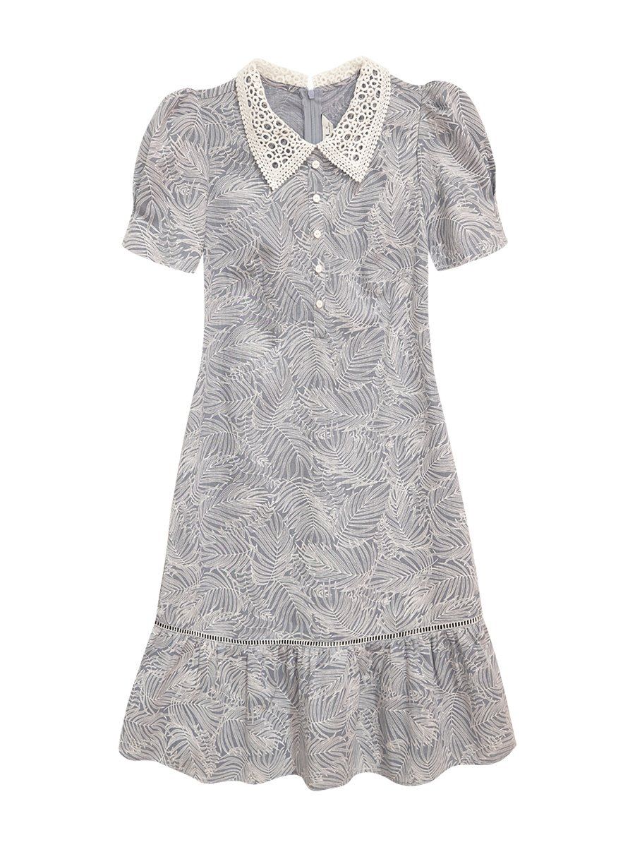  Hạnh Đầm suông cổ ren họa tiết xinh xắn, nữ tính 3610/5.364 