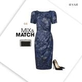  Hạnh - Đầm thun cổ tròn tay ngắn nhún eo chất liệu thun cotton 3633/3.505/5.363 