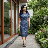  HẠNH-Đầm Kiểu NT Chất Liệu Thun Nhũ 2 Da 3633/5.363 