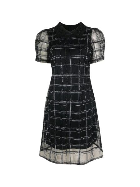  Đầm suông cổ ren họa tiết xinh xắn, nữ tính 3635/4.252 