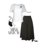  HẠNH - Áo kiểu cổ tròn tay ngắn kết hoa chất liệu Linen 4403/5.175 