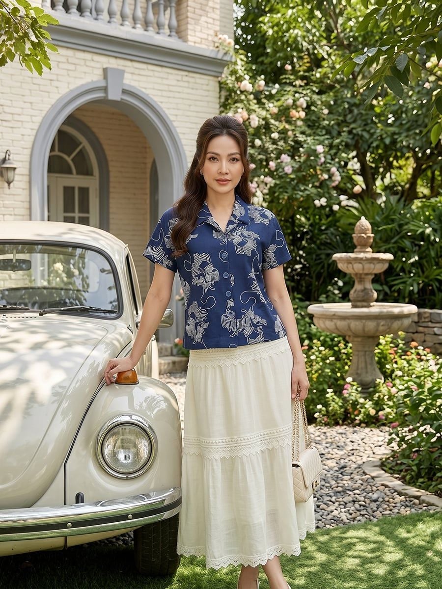  HẠNH-Áo Kiểu NT Chất Liệu Linen 4408/6.208 