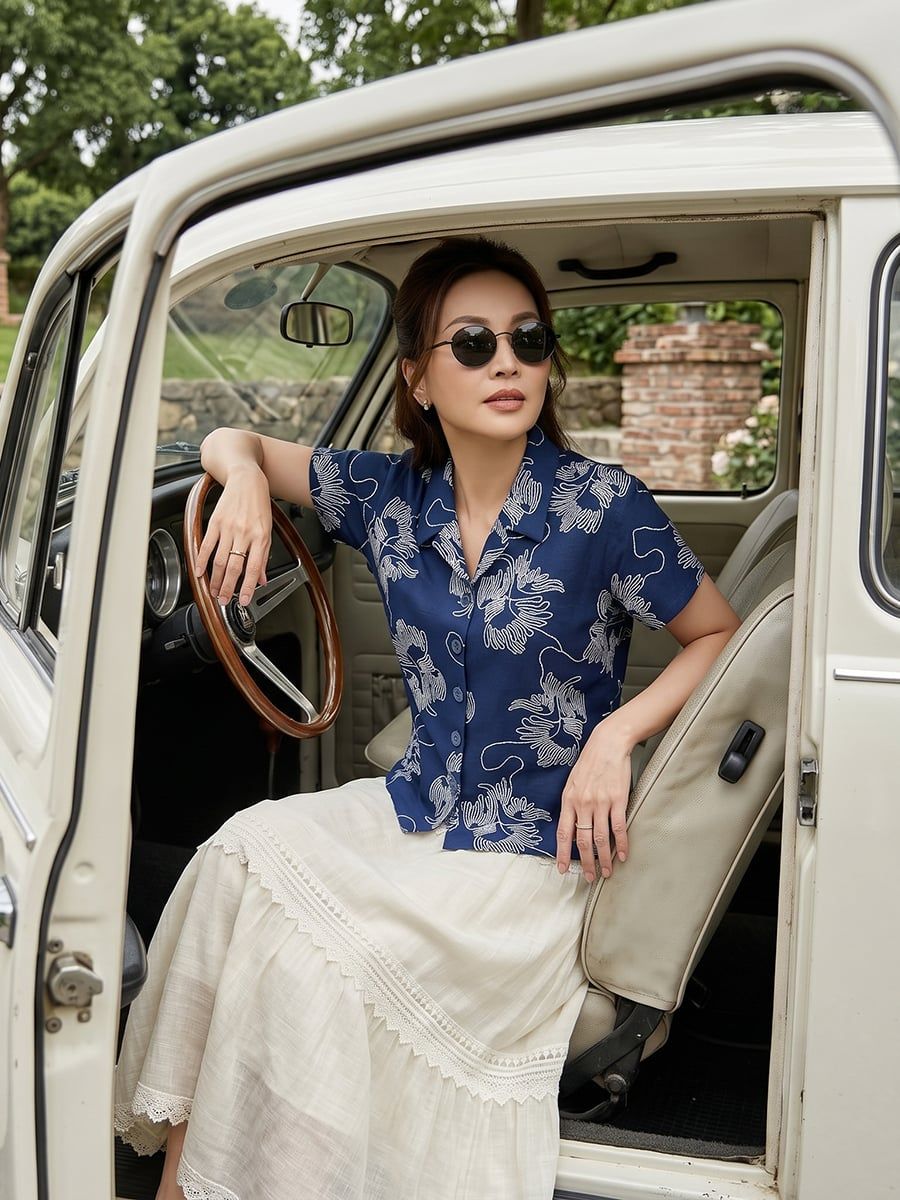  HẠNH-Áo Kiểu NT Chất Liệu Linen 4408/6.208 