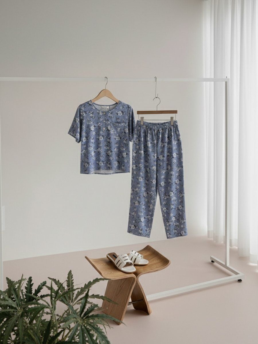  Hạnh - Đồ bộ trung niên cổ tròn tay ngắn 4423/5.380 