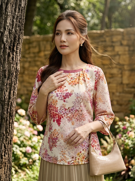  HẠNH-Áo Kiểu TL Chất Liệu Lụa Cavan - 4427/6.174 