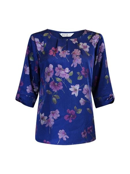  HẠNH - Áo kiểu chất liệu lụa canvan 4433/5.508 