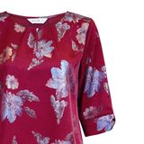  HẠNH - Áo kiểu cổ tròn đíng ngọc trai chất liệu lụa canvan 4433/5.529 