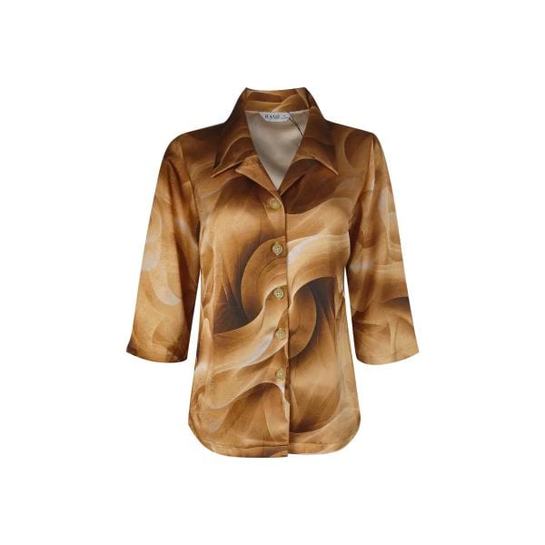  HẠNH - Áo kiểu chất liệu lụa canvas 4435/5.10 