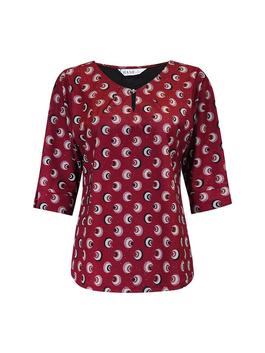  HẠNH - Áo kiểu chất liệu thun 2 da 4436/5.546 