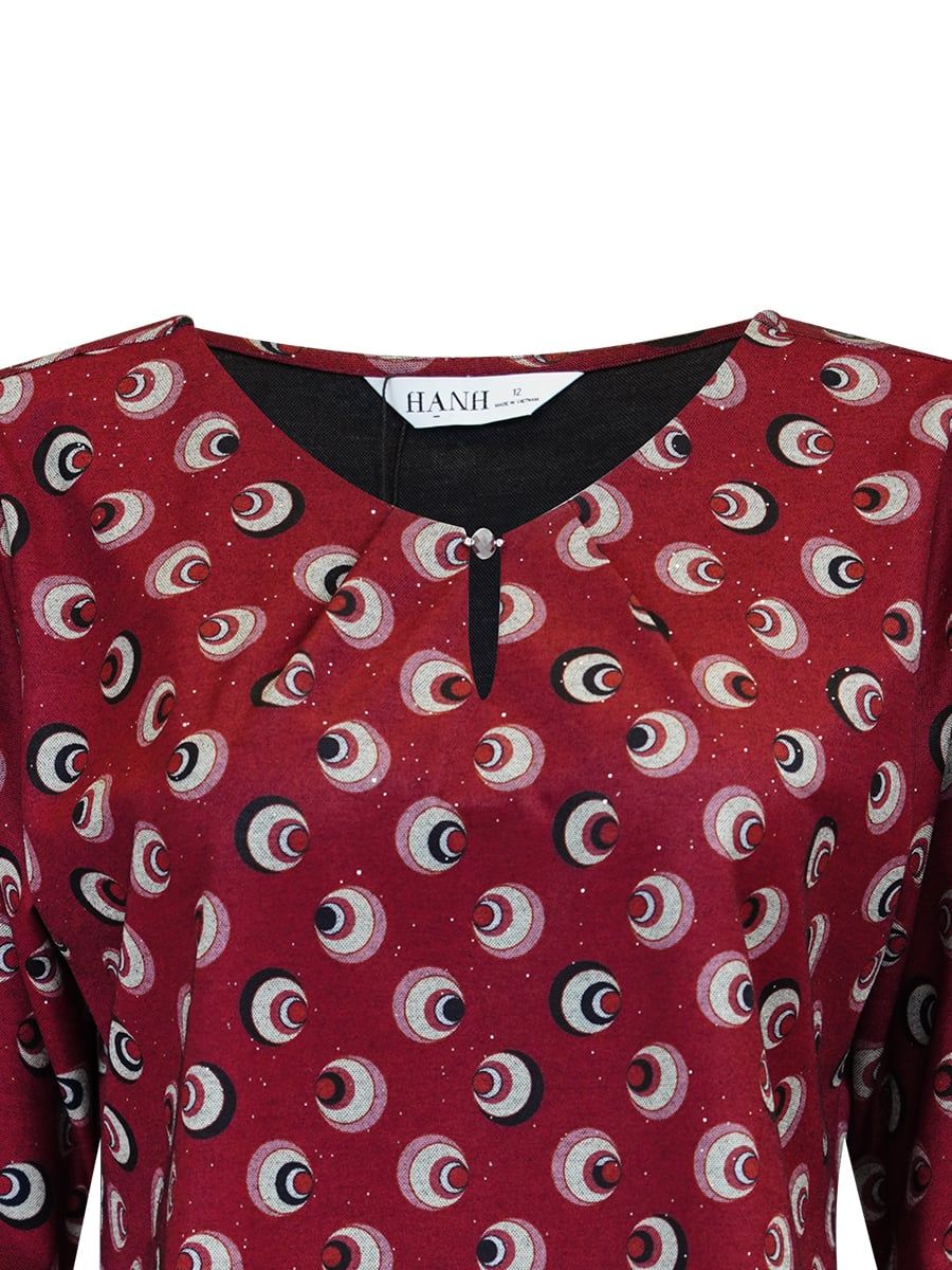  HẠNH - Áo kiểu chất liệu thun 2 da 4436/5.546 