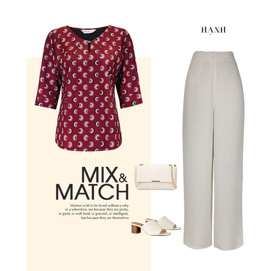  HẠNH - Áo kiểu chất liệu thun 2 da 4436/5.546 