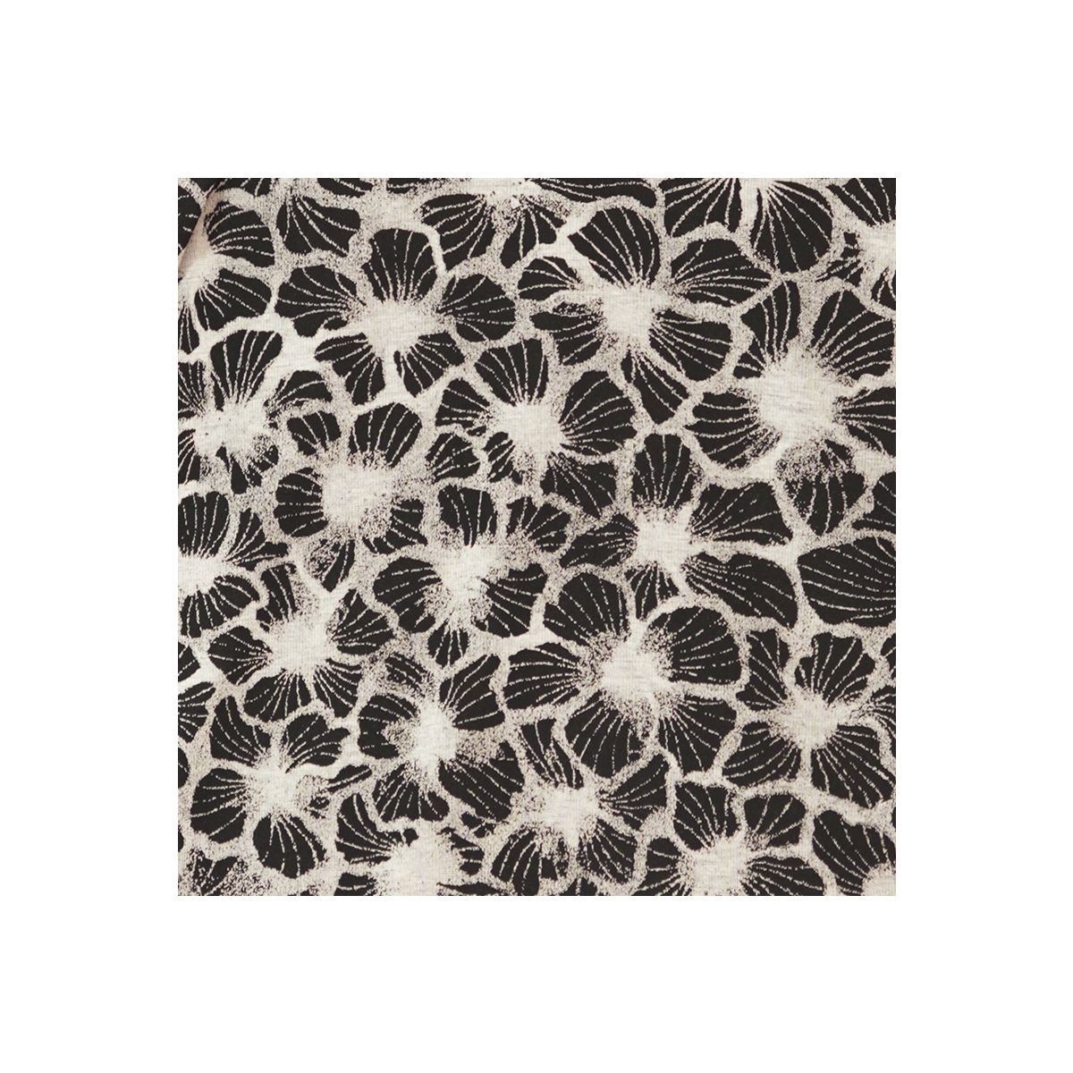  Hạnh - Áo kiểu trung niên cổ tim tay lỡ chất liệu cotton in họa tiết 4437/5.114 