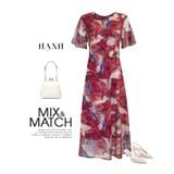  HẠNH - Đầm kiểu chất liệu lưới nhũ 4630/5.341 