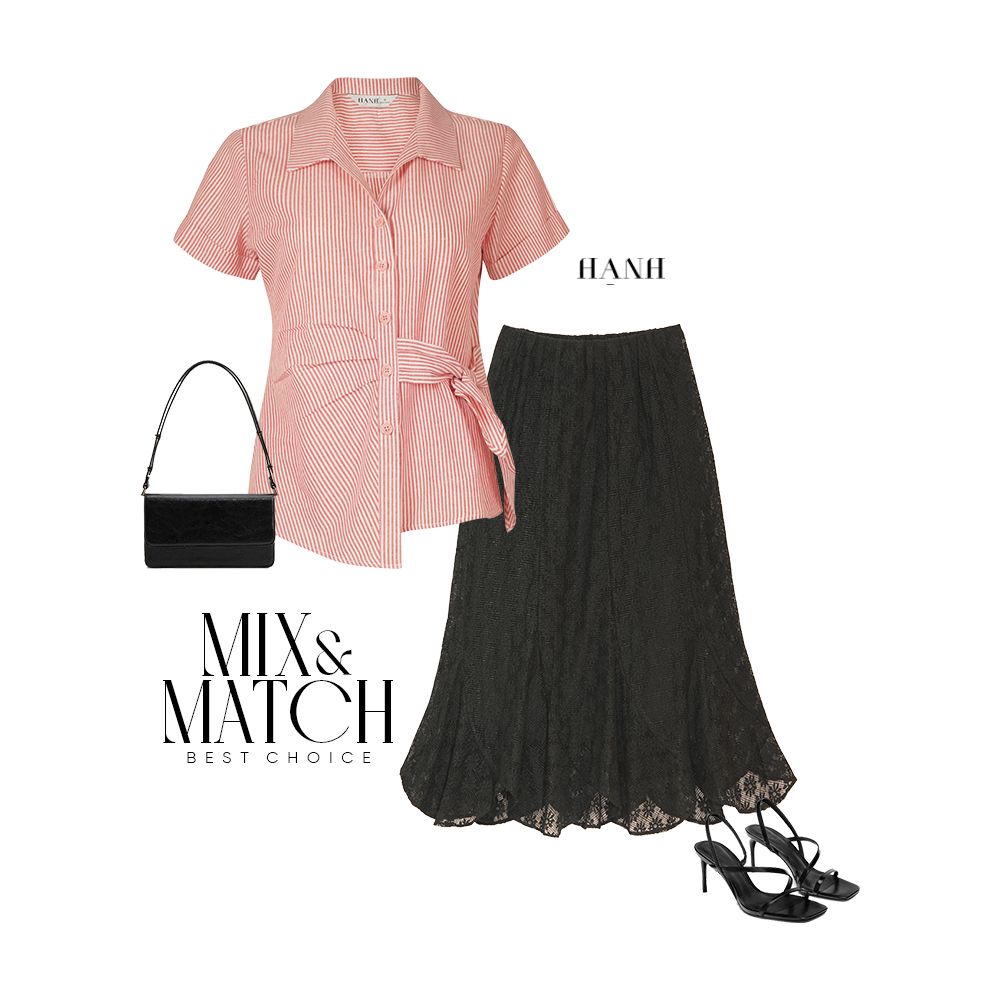  Hạnh - Chân váy 8 mảnh chất liệu Ren 4702/4.485 