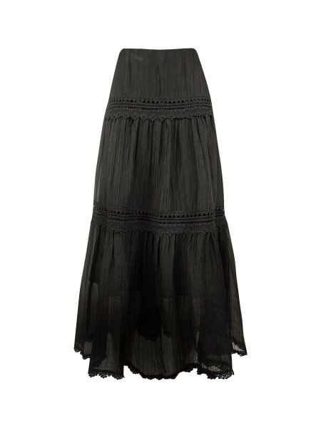  Hạnh Váy dáng dài xòe 3 tầng, phối ren lazer 4703/5.211 