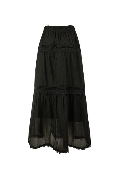  Hạnh Váy dáng dài xòe 3 tầng, phối ren lazer 4703/5.211 