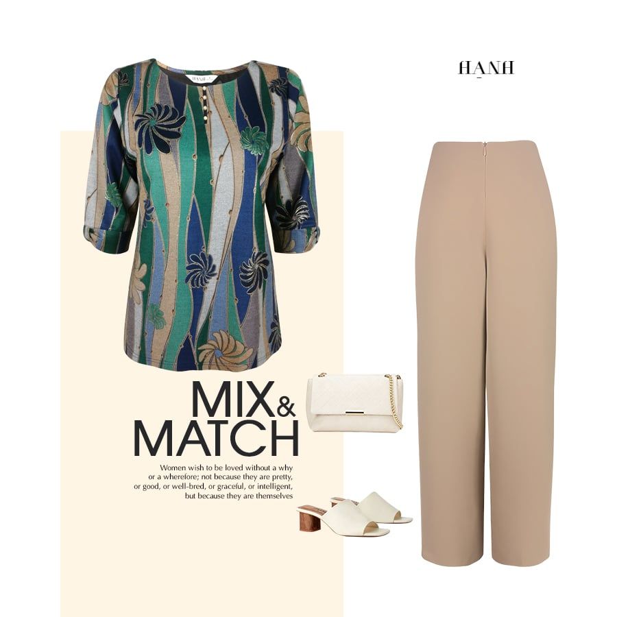  HẠNH - Áo thun cổ tròn kết hạt, tay lỡ cách điệu 5401/5.85 