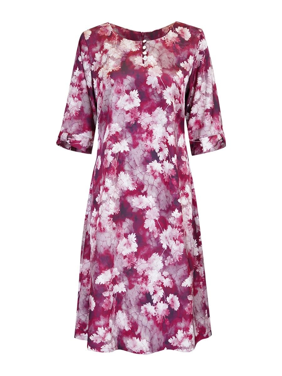  HẠNH - Đầm kiểu chất liệu lụa mẫu đơn 5609/5.482 