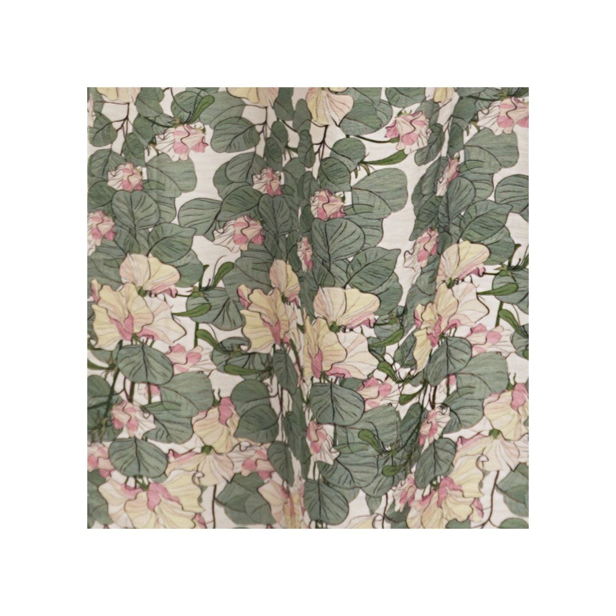  HẠNH - Đầm kiểu dáng suông cổ tròn tay phồng ngắn thắt nơ eo chất cotton 5612/5.354 