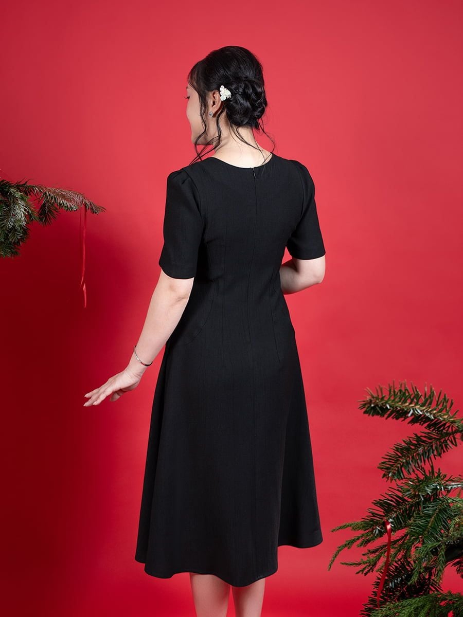  HẠNH - Đầm kiểu chất liệu Linen Tơ 5617/5.448 