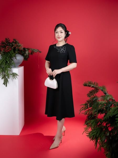  HẠNH - Đầm kiểu chất liệu Linen Tơ 5617/5.448 