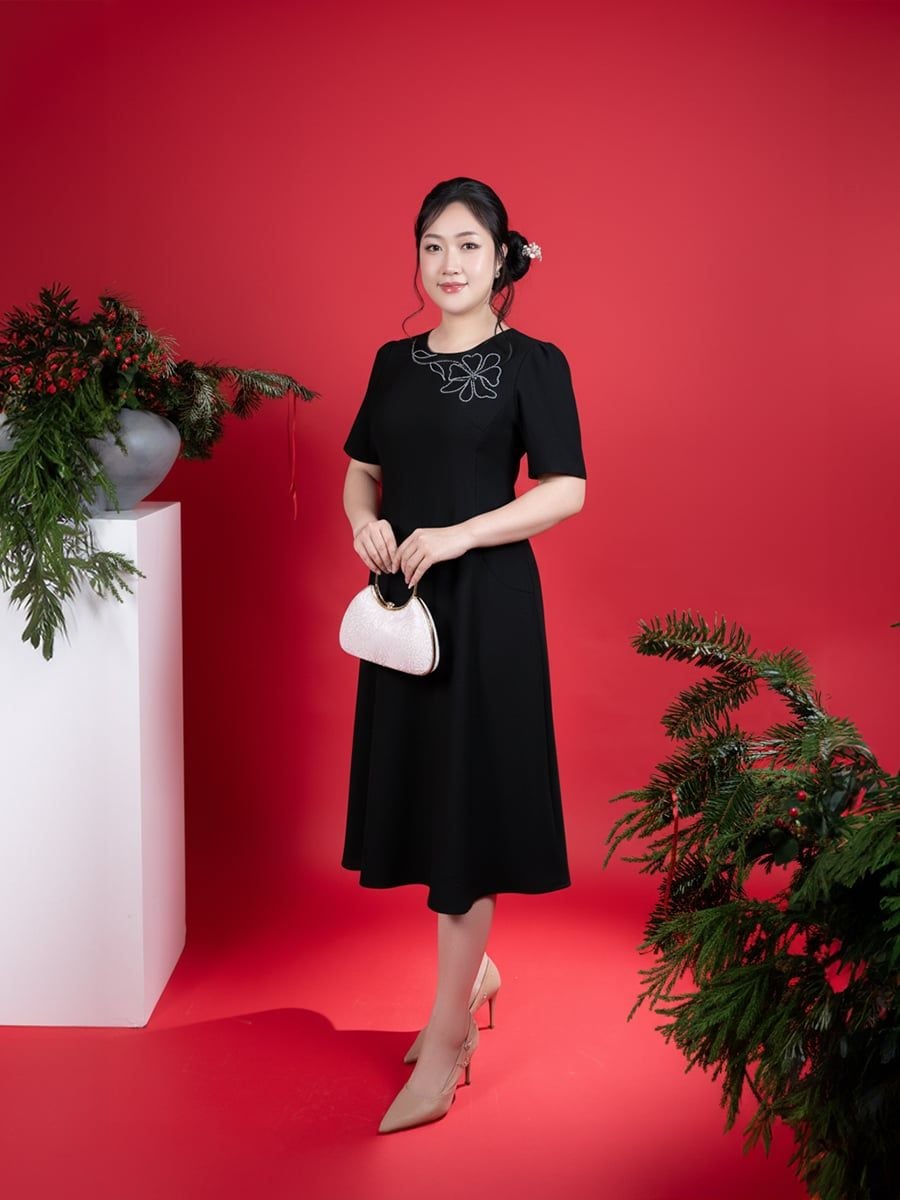  HẠNH - Đầm kiểu chất liệu Linen Tơ 5617/5.448 