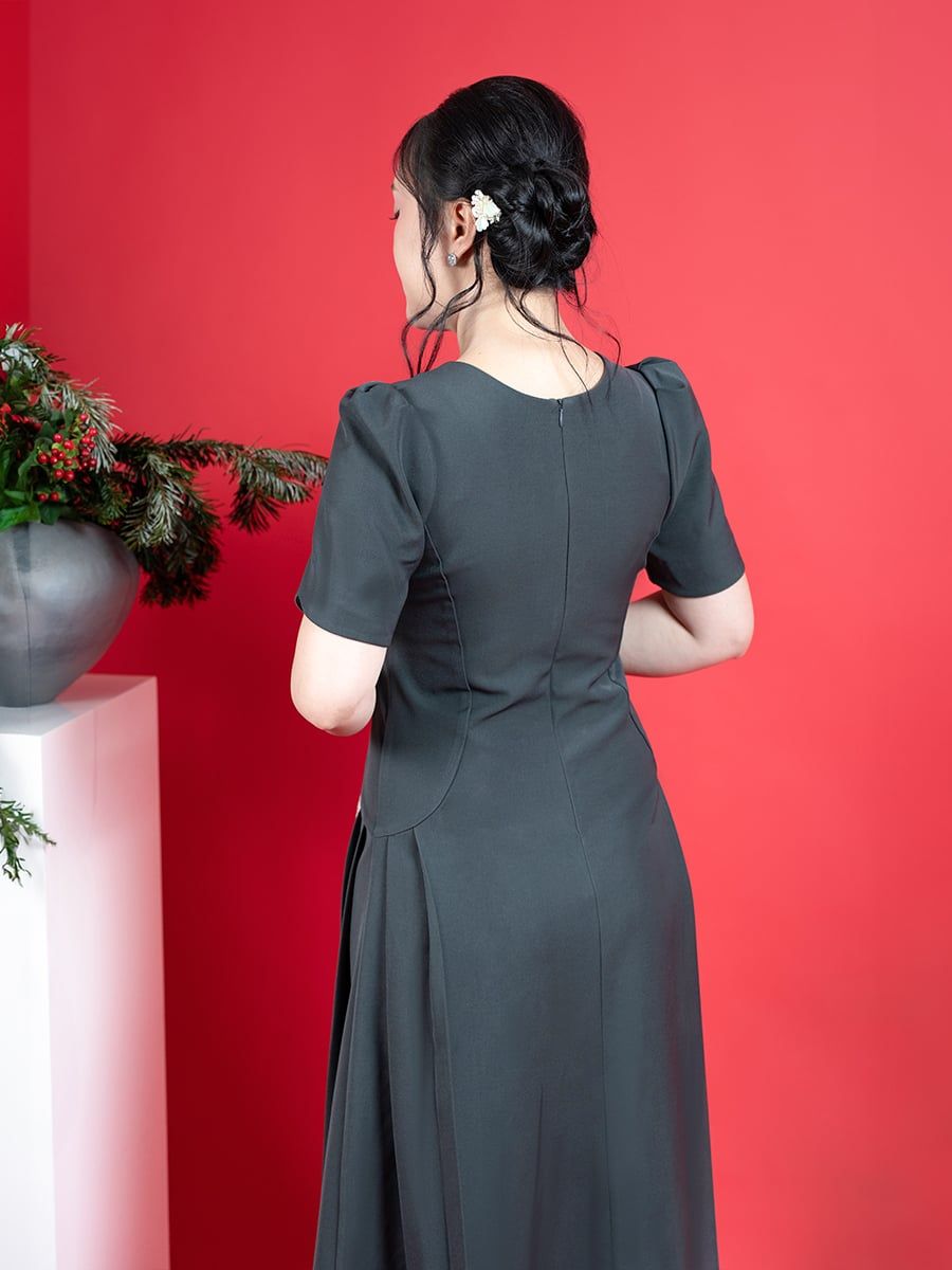  HẠNH - Đầm kiểu chất liệu Carolan 5619/5.447 