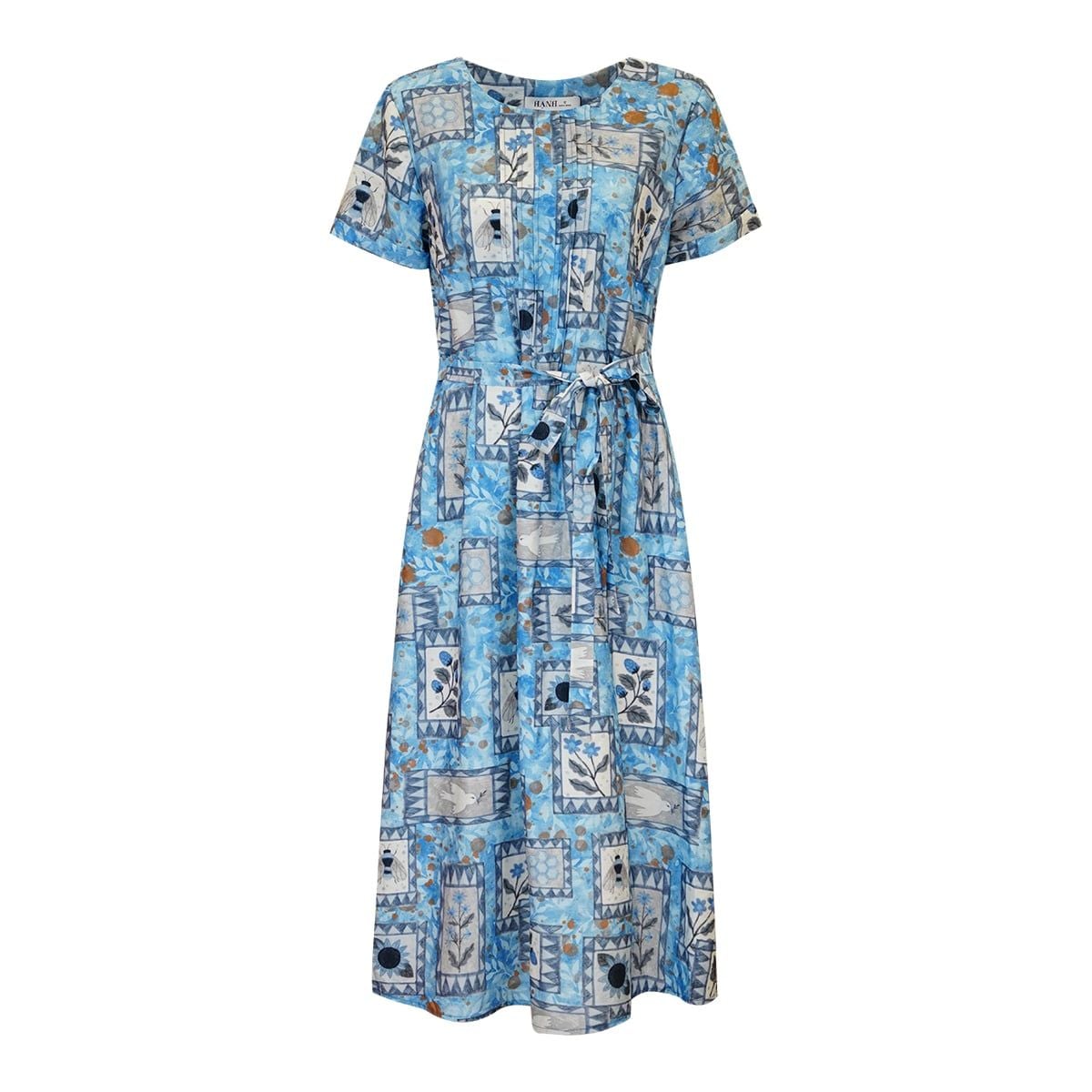  HẠNH - Đầm kiểu chất liệu cotton 5621/5.554 