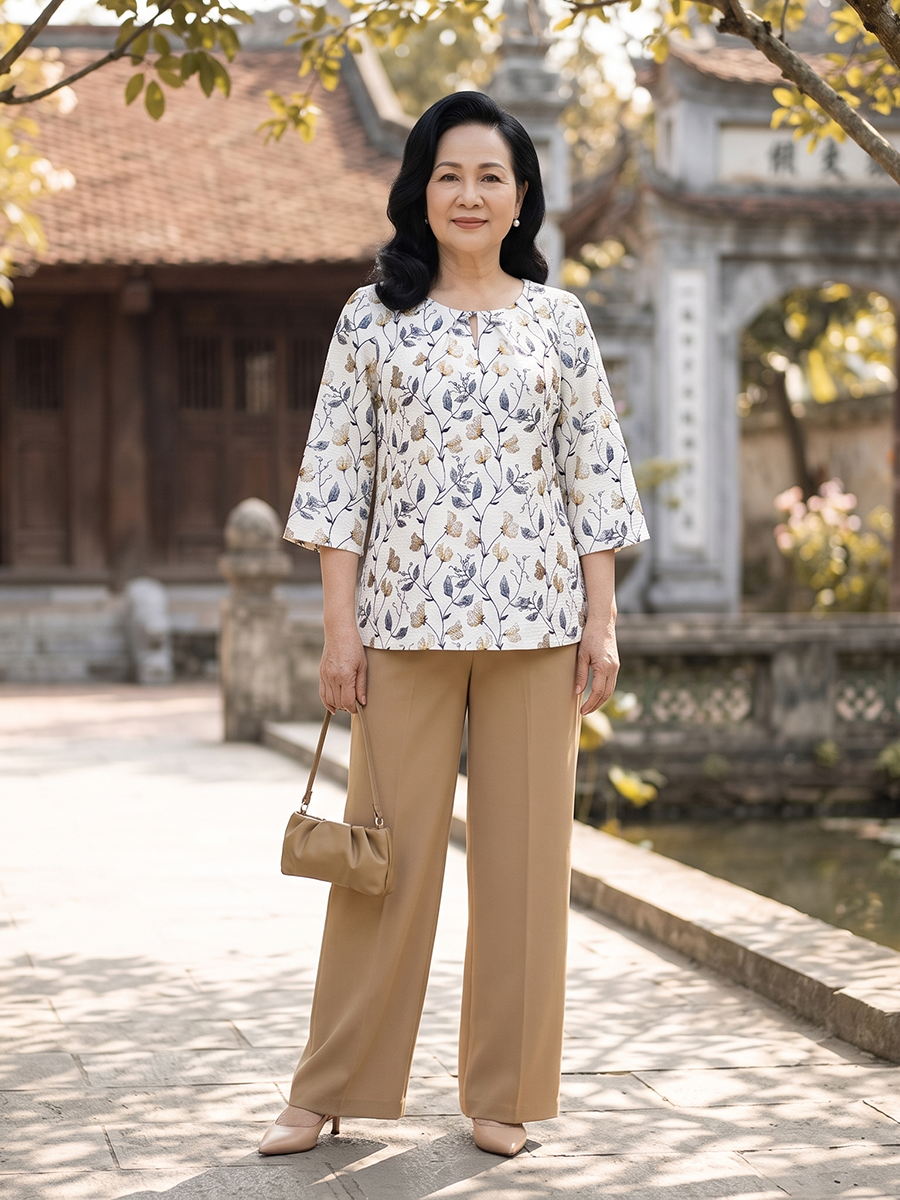 HẠNH-Áo Kiểu TL Chất Liệu Thun Nhũ 64124/6.230 