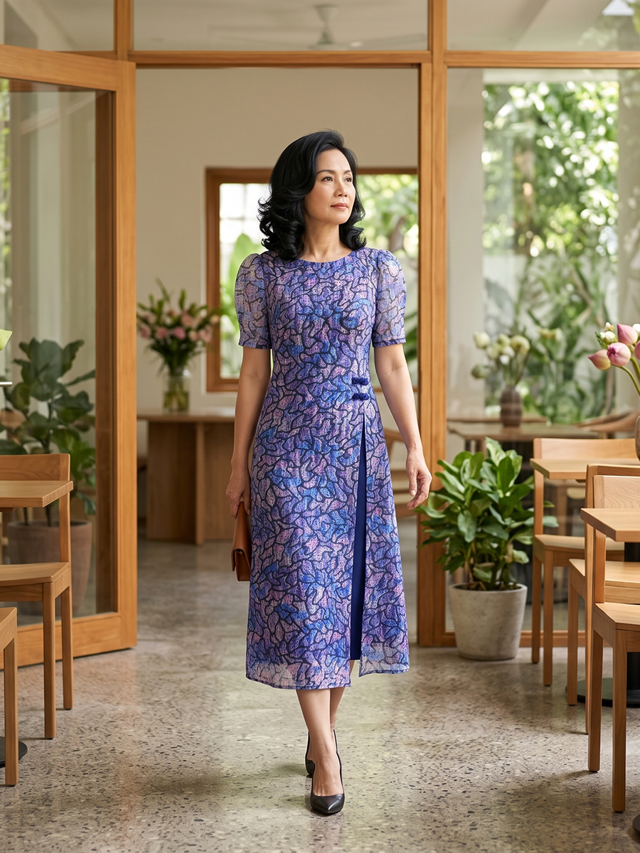  HẠNH-Đầm Kiểu NT Chất Liệu Ren 6601/6.233 