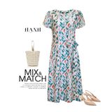  HẠNH- Đầm kiểu chất liệu cotton 6608/6.127 