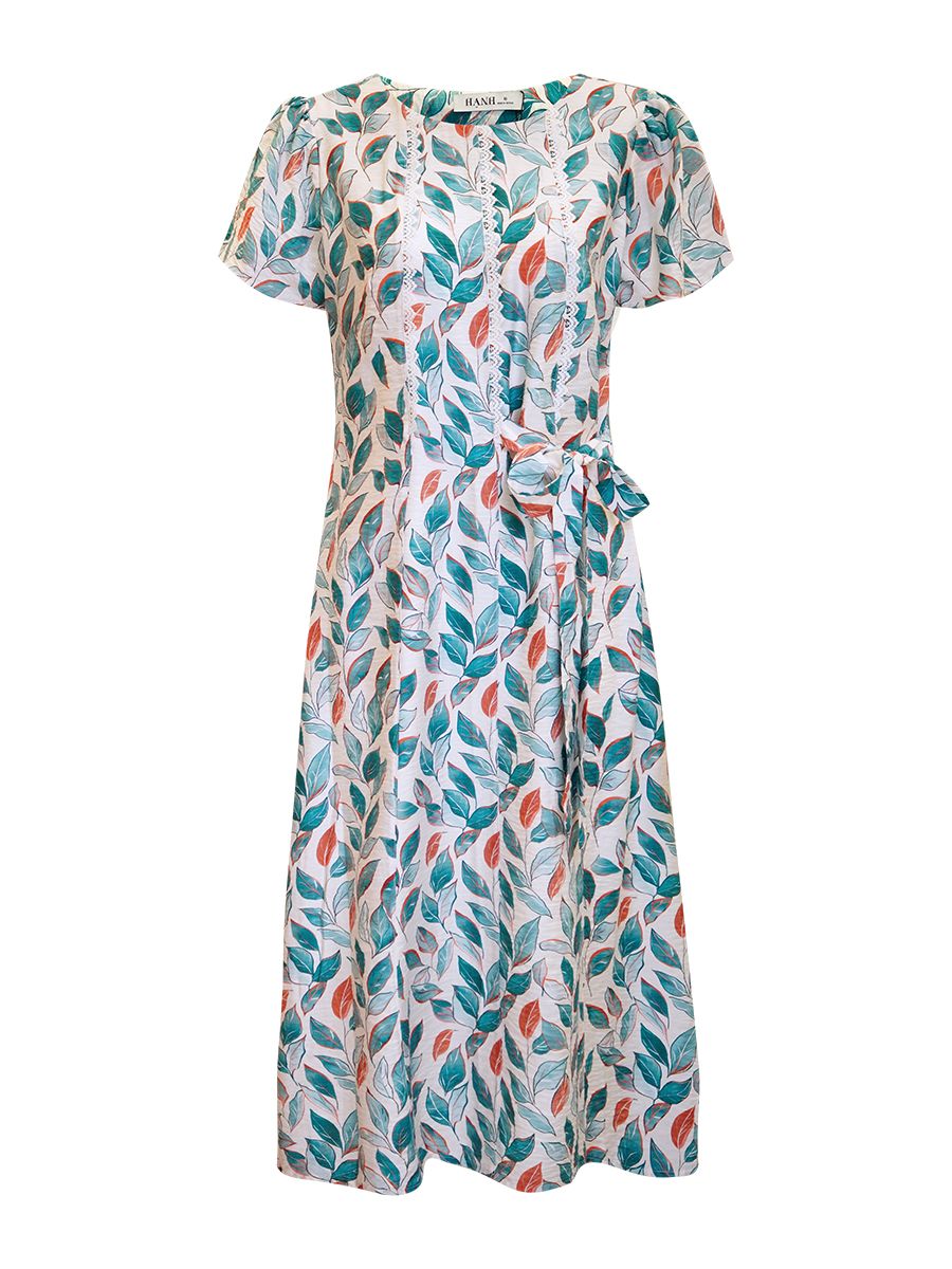  HẠNH- Đầm kiểu chất liệu cotton 6608/6.127 