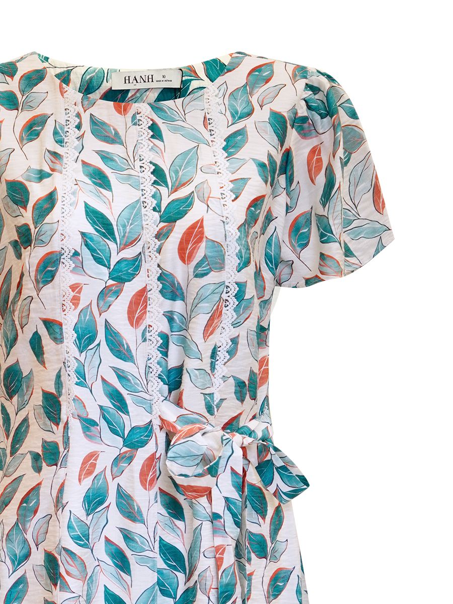  HẠNH- Đầm kiểu chất liệu cotton 6608/6.127 