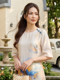  HẠNH-Đầm Kiểu NT Chất Liệu Cavat- 6610/6.139 