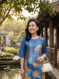  HẠNH-Đầm Kiểu NT Chất Liệu Cavat 6610/6.140 