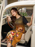  HẠNH-Đầm Kiểu TL Chất Liệu Lụa Cavan- 6613/6.188 