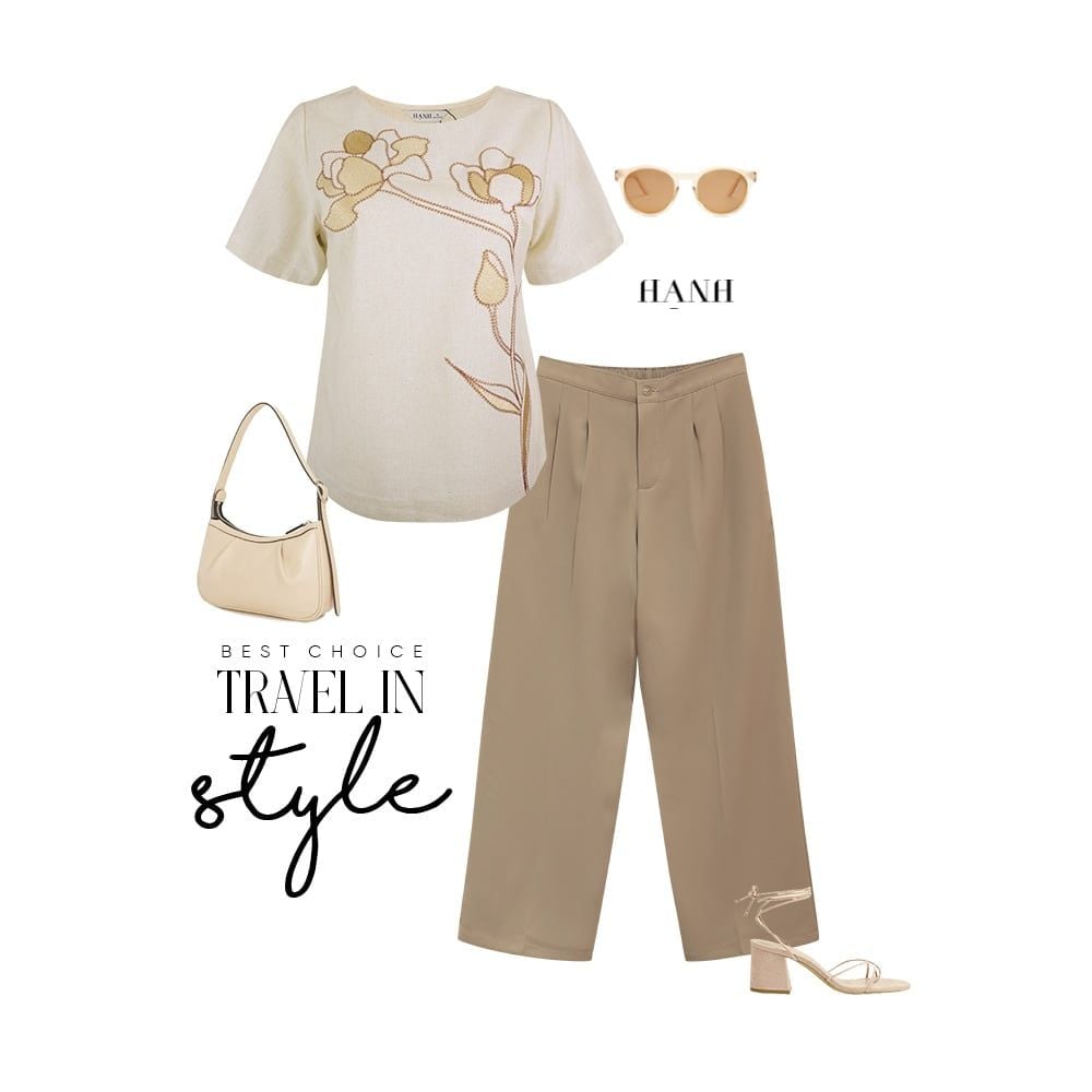  HẠNH - Quần dài chất liệu lụa latin 6802/5.125 