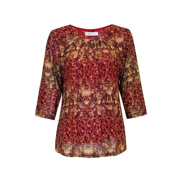  HẠNH - Áo kiểu chất liệu thun lưới 84138/6.15 