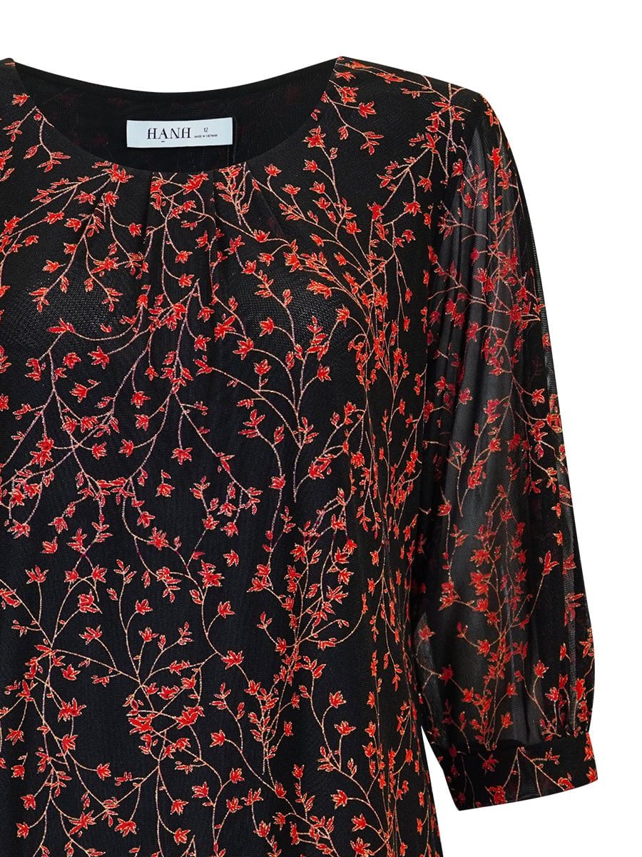  HẠNH - Áo kiểu chất liệu thun lưới 84138/6.39 