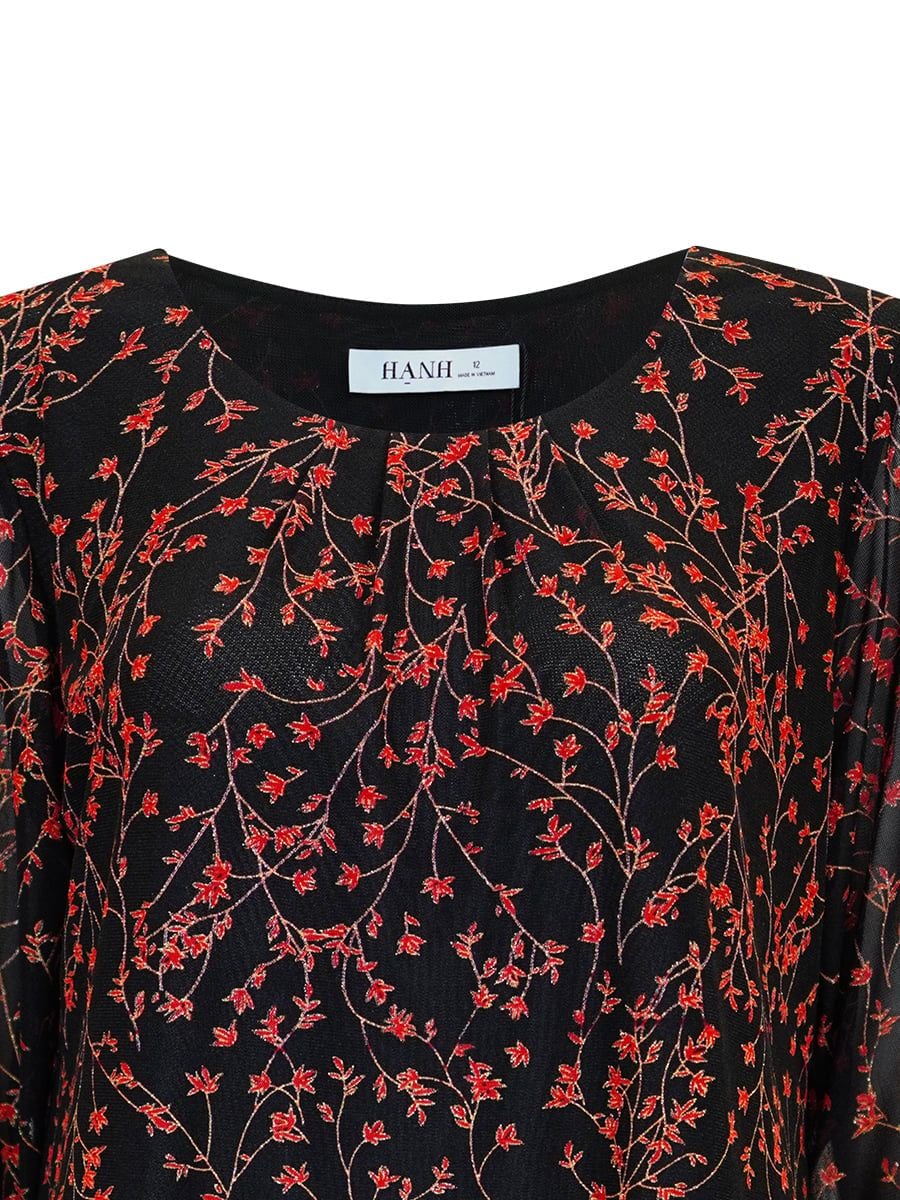  HẠNH - Áo kiểu chất liệu thun lưới 84138/6.39 