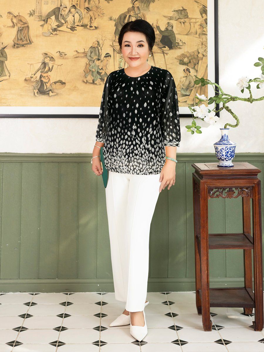  HẠNH - Áo thun cổ tròn, tay bo lửng 84168/4.561 